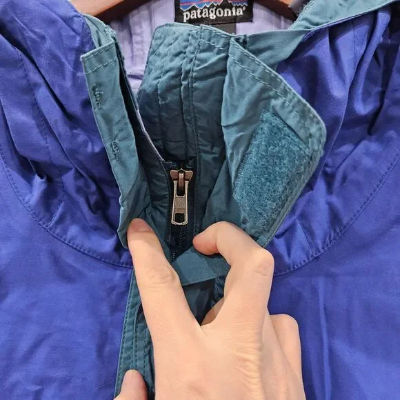 Vintage Patagonia Men's 3 Layer Triolet Goretex Alpine Jacket XXL Blue Gorpcore